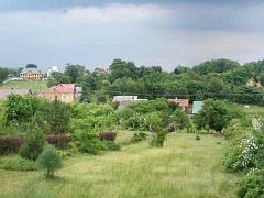 Ogród - widok w kierunku ul. Sadowej